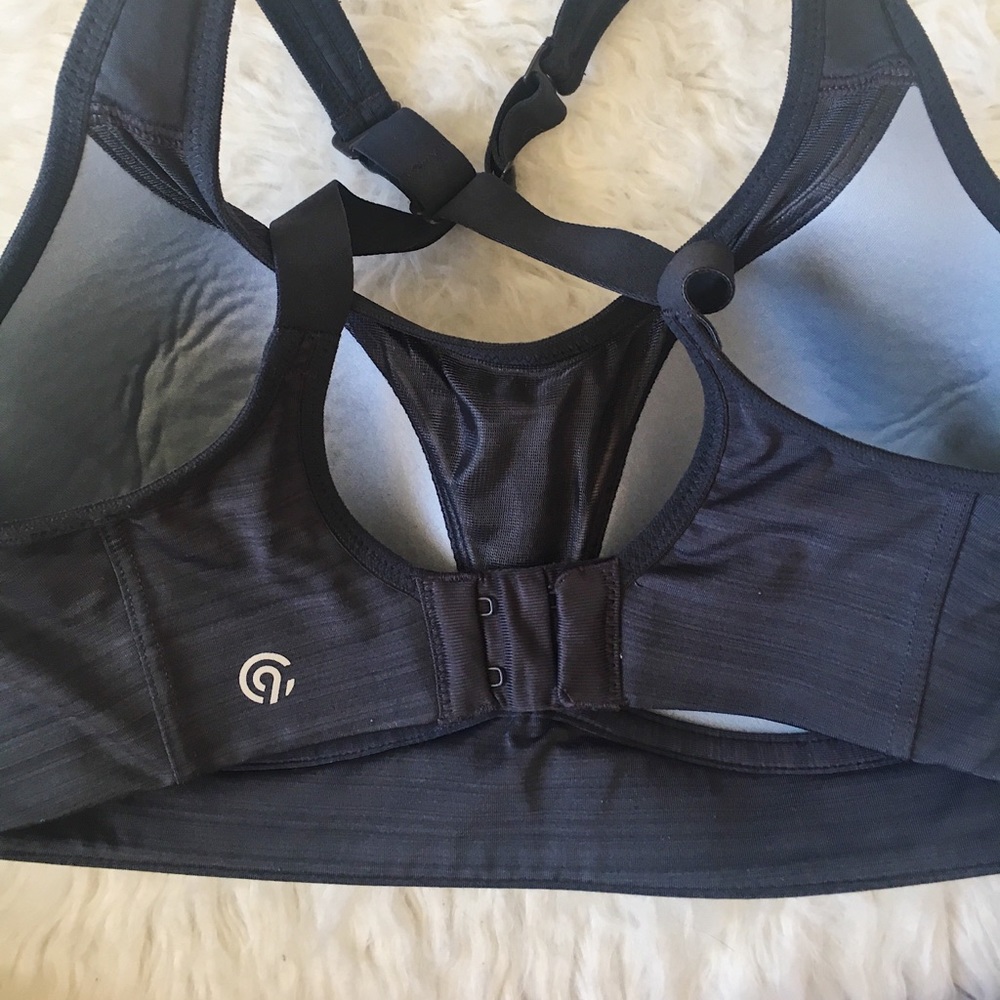 Champion Dark Grey Women’s Hook Clasp Sports Bra - Picture 6 of 7